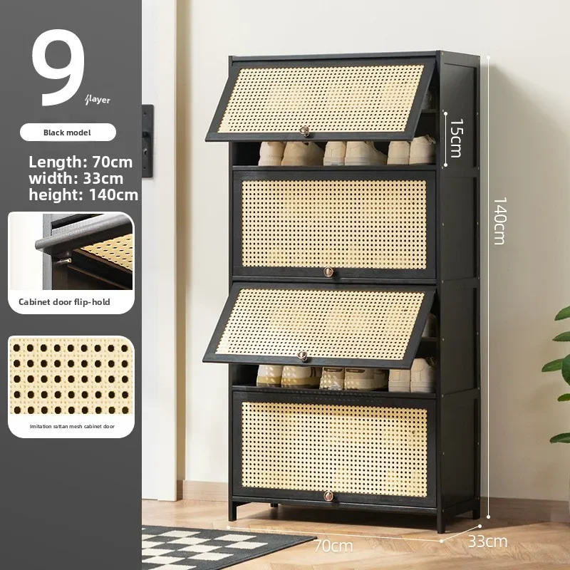 Large rattan door bamboo shoe cabinet, modern minimalist bamboo dustproof storage cabinet, bookshelf, kitchen storage cabinet
Large rattan door bamboo shoe cabinet, modern minimalist bamboo dustproof storage cabinet, bookshelf, kitchen storage cabinet