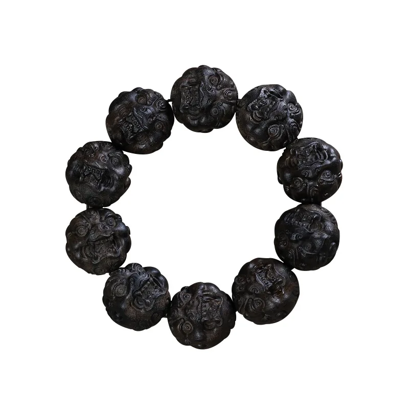 Eaglewood Bodhi Chess Exquisitely Carved Bracelet Men's Wrist Playable Collectible Ethnic Style Prayer Beads Bracelet Gifts
Eaglewood Bodhi Chess Exquisitely Carved Bracelet Men's Wrist Playable Collectible Ethnic Style Prayer Beads Bracelet Gifts