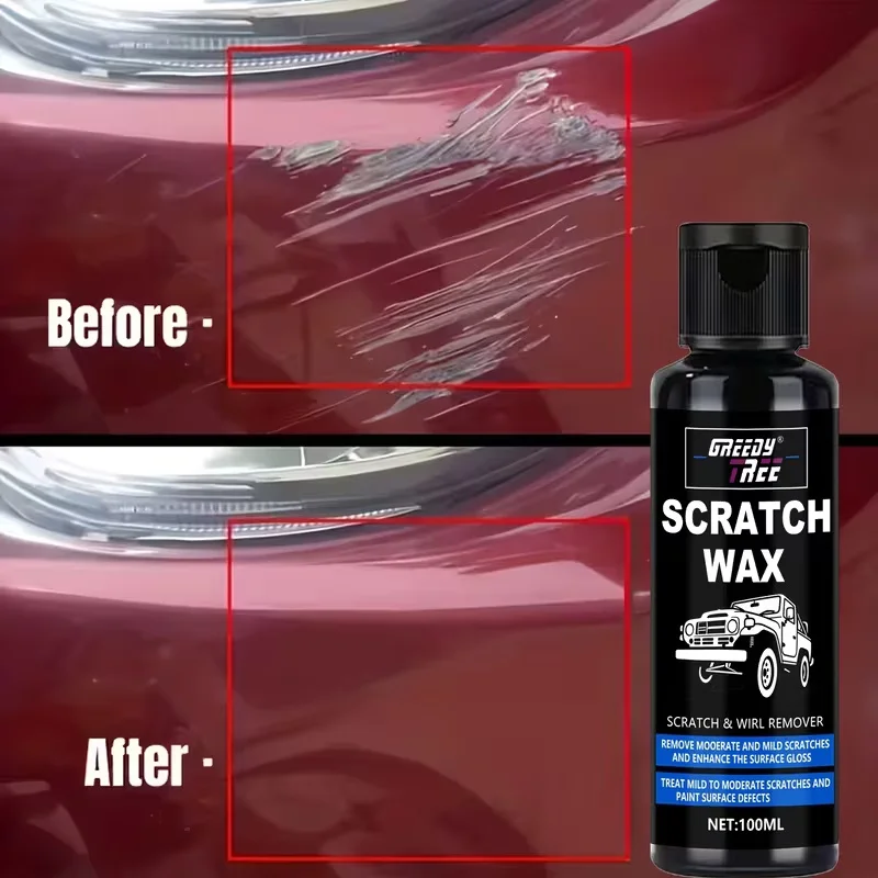 Greedy Tree Scratch Wax - Remove Mild to Moderate Scratches, Enhance Surface Gloss & Repair Paint Defects, 100ml
Greedy Tree Scratch Wax - Remove Mild to Moderate Scratches, Enhance Surface Gloss & Repair Paint Defects, 100ml