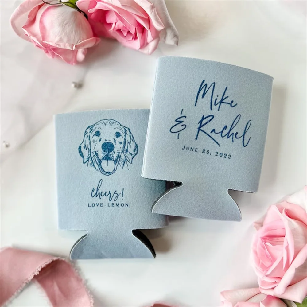 Custom Illustrated Dog Can Holder - Wedding Pet Can Cooler, Wedding Favors, Beverage Insulators, Beer Huggers, Beer Holder
Custom Illustrated Dog Can Holder - Wedding Pet Can Cooler, Wedding Favors, Beverage Insulators, Beer Huggers, Beer Holder