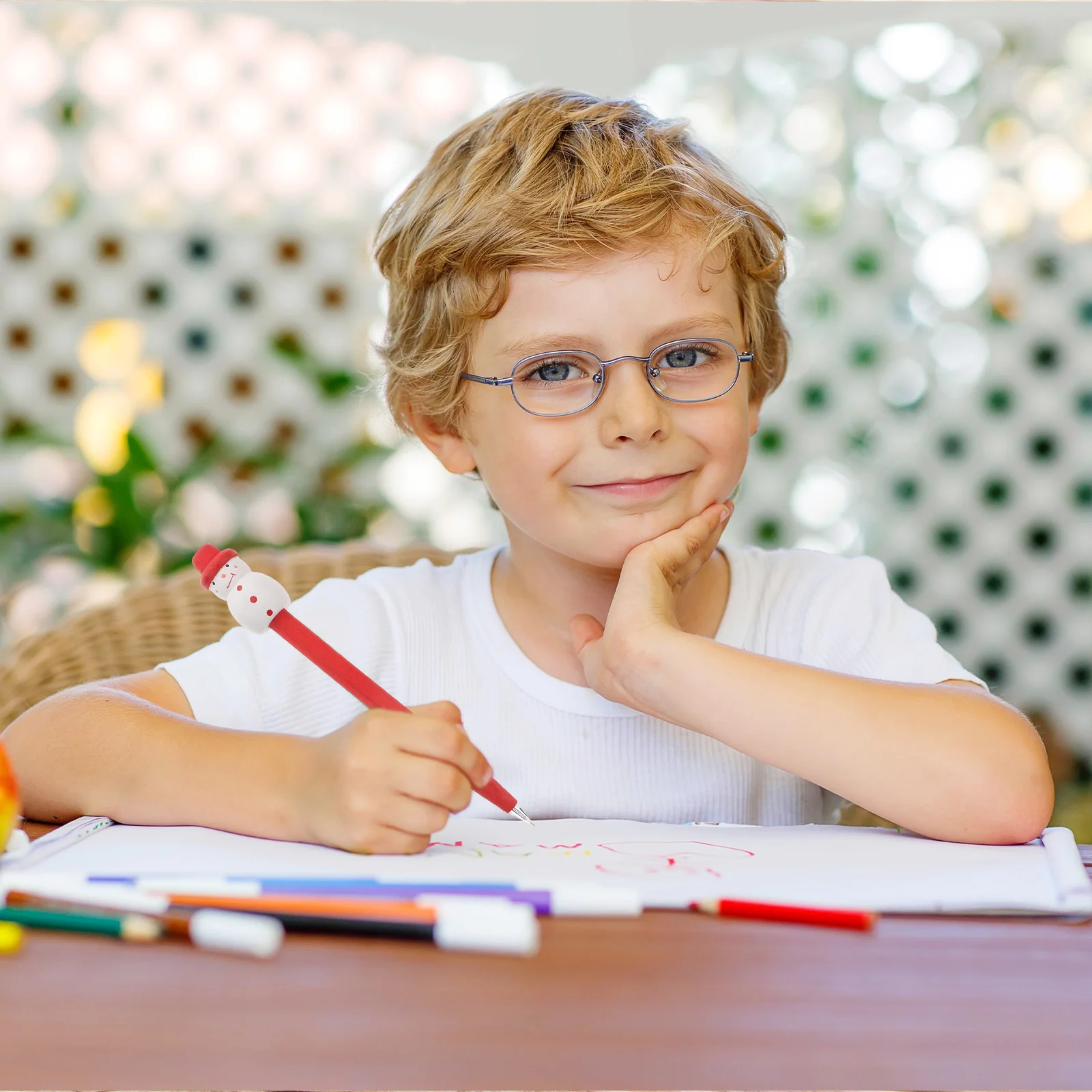 Деревянные резные рождественские ручки, дизайн снеговика, гелевые чернила, гладкое письмо для офиса, школы, праздника, вечеринки, сувениры
Деревянные резные рождественские ручки, дизайн снеговика, гелевые чернила, гладкое письмо для офиса, школы, праздника, вечеринки, сувениры