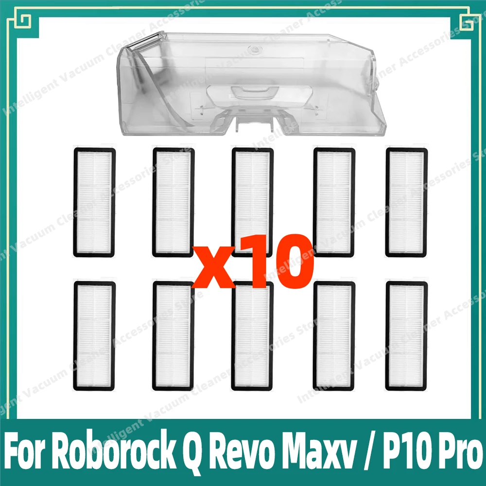 Compatible For Roborock Q Revo Maxv / P10 Pro Dust Box Dustbin Hepa Filter Robot Vacuum Cleaner Accessories Replacement Parts
Compatible For Roborock Q Revo Maxv / P10 Pro Dust Box Dustbin Hepa Filter Robot Vacuum Cleaner Accessories Replacement Parts