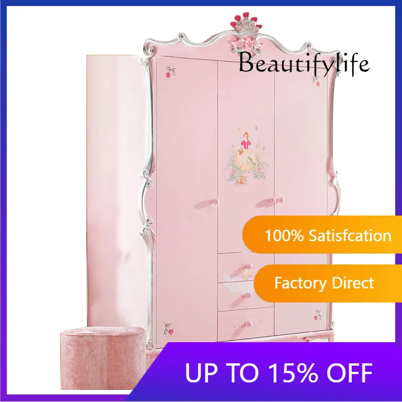 Европейский шкаф из массива дерева с резьбой, трехдверный, в французском стиле, окрашенный, для главной спальни, розовый, шкаф для хранения X
Европейский шкаф из массива дерева с резьбой, трехдверный, в французском стиле, окрашенный, для главной спальни, розовый, шкаф для хранения X