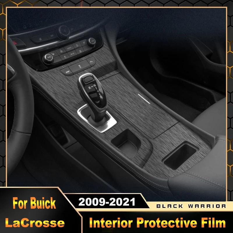 For Buick LaCrosse 2009-2021 Central Control Panel Interior Modification Sticker Protective Film Scratch-Resistant Car Accessory