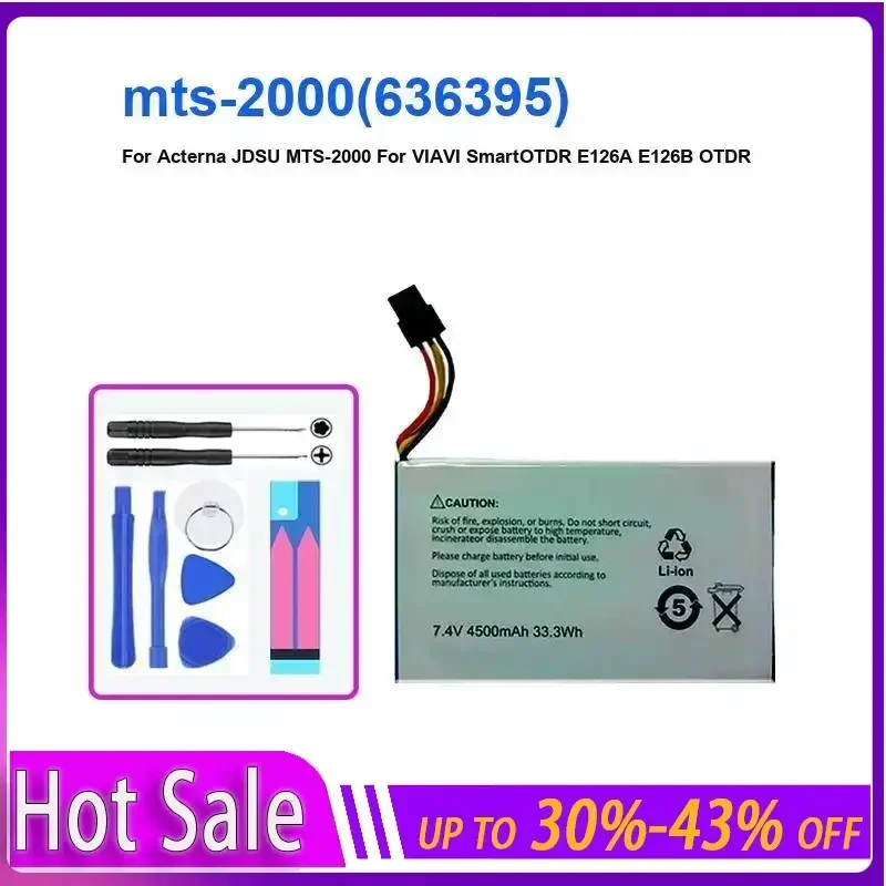 Optical Time - Domain Reflectometer Battery For Acterna JDSU For VIAVI SmartOTDR E126A E126B OTDR mts-2000(636395)
Optical Time - Domain Reflectometer Battery For Acterna JDSU For VIAVI SmartOTDR E126A E126B OTDR mts-2000(636395)