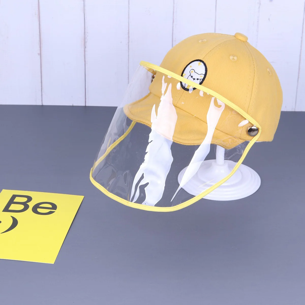 Pink Cotton Peaked Kids Protective Hat Detachable Transparent Face Cover Outdoor Sun Protection Baseball Cap Suitable for 5-15
Pink Cotton Peaked Kids Protective Hat Detachable Transparent Face Cover Outdoor Sun Protection Baseball Cap Suitable for 5-15