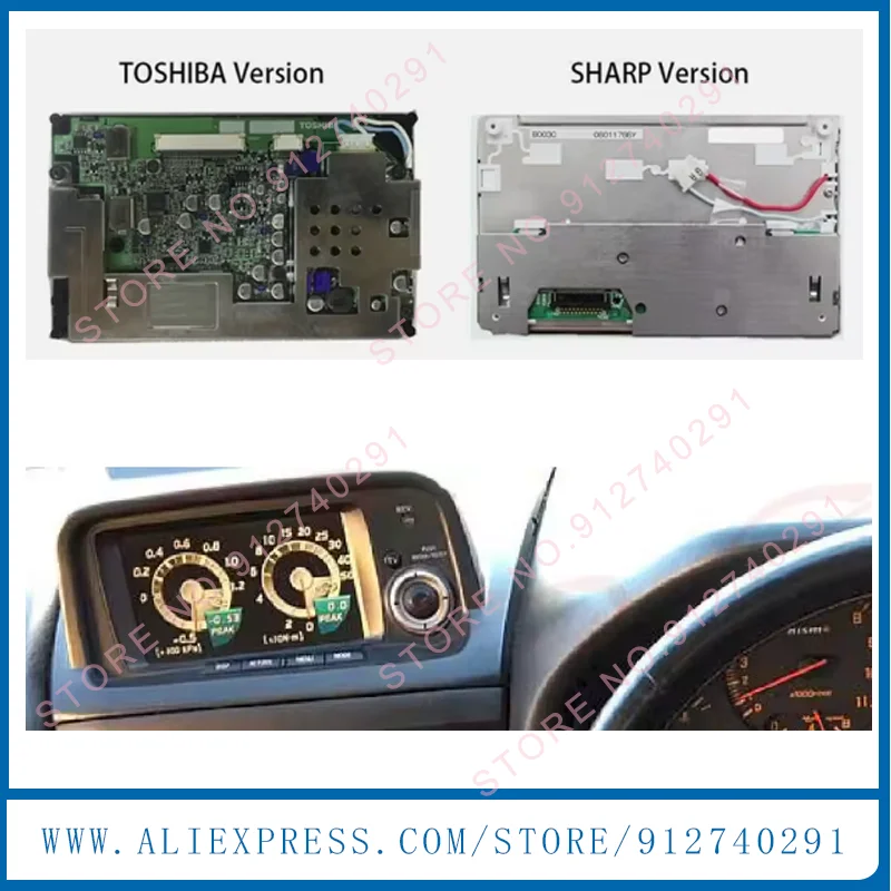 R34 GT-R MFD LCD Screen For NISSAN Sharp S1 99~20 Display Screen for TOSHIBA S2 later 2000 Mulit Function Replacement LCD Panel
R34 GT-R MFD LCD Screen For NISSAN Sharp S1 99~20 Display Screen for TOSHIBA S2 later 2000 Mulit Function Replacement LCD Panel