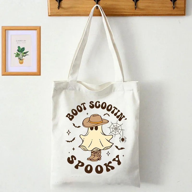 Kawaii Halloween Ghost Women's Bag New Causal Large Capacity Shopping Bag Canvas Tote Bags Spooky Shoulder Bags Women's Handbags
Kawaii Halloween Ghost Women's Bag New Causal Large Capacity Shopping Bag Canvas Tote Bags Spooky Shoulder Bags Women's Handbags