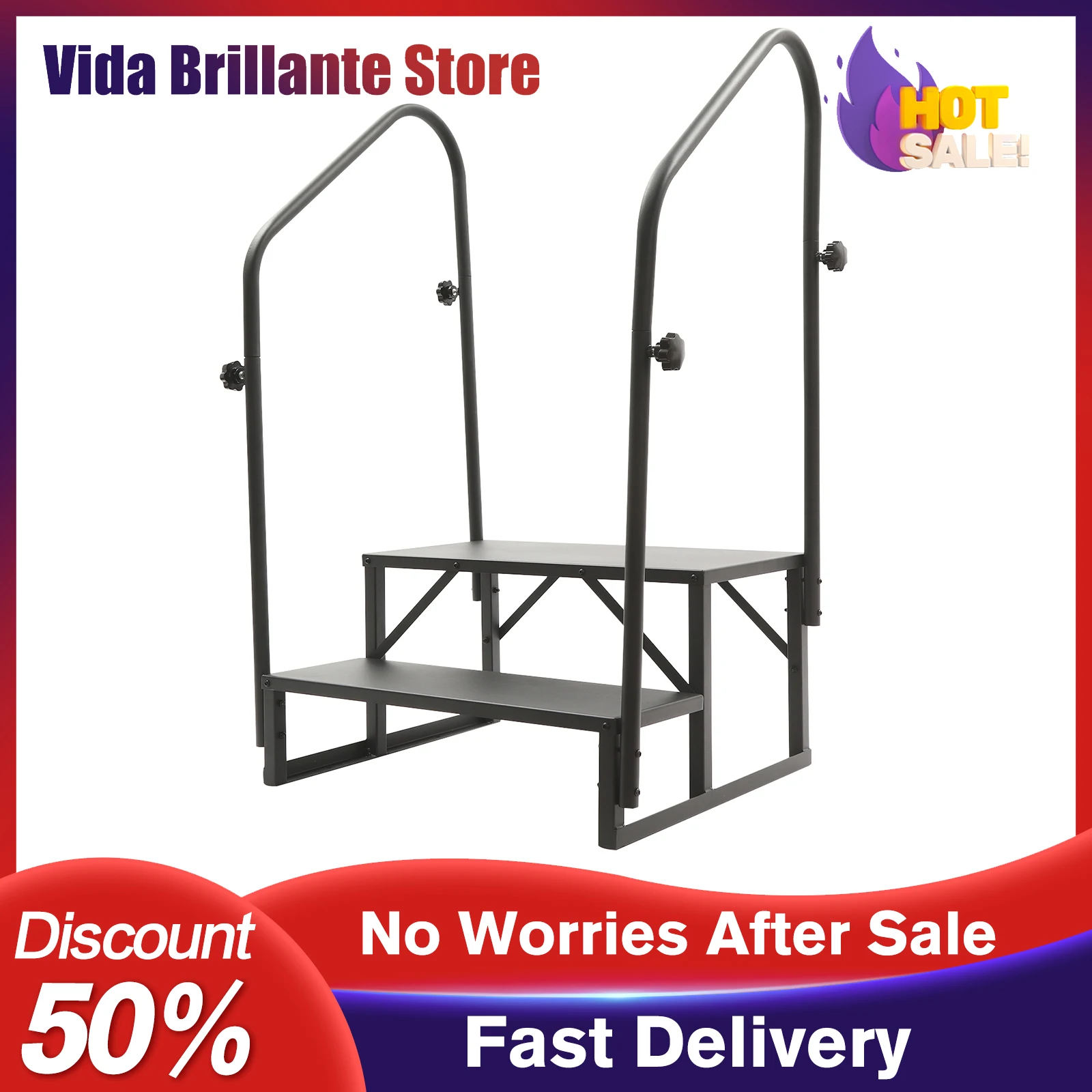 2-ступенчатая лестница для кемпера с двойными поручнями. Стабильная структура. Грузоподъемность 450 фунтов. Легкая установка. Очистка для домашнего крыльца на колесах.
2-ступенчатая лестница для кемпера с двойными поручнями. Стабильная структура. Грузоподъемность 450 фунтов. Легкая установка. Очистка для домашнего крыльца на колесах.