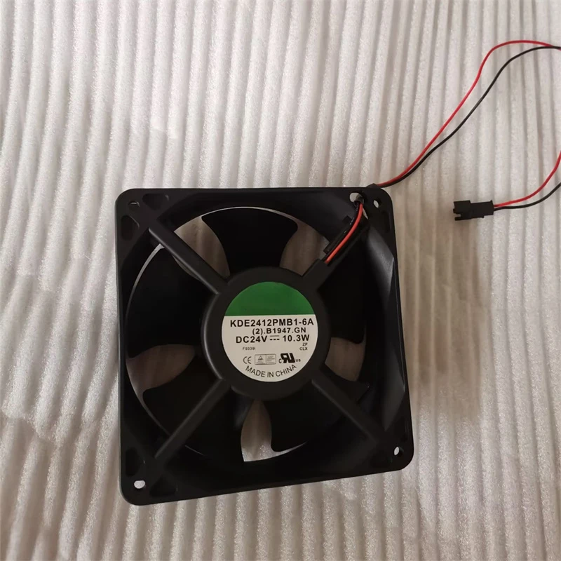 KDE2412PMB1-6A DC 24V 6.7W Axial Cooling Fan 120x120x38mm 3100RPM Ball Bearing Brushless Fan for Server Inverter Industrial Cool
KDE2412PMB1-6A DC 24V 6.7W Axial Cooling Fan 120x120x38mm 3100RPM Ball Bearing Brushless Fan for Server Inverter Industrial Cool