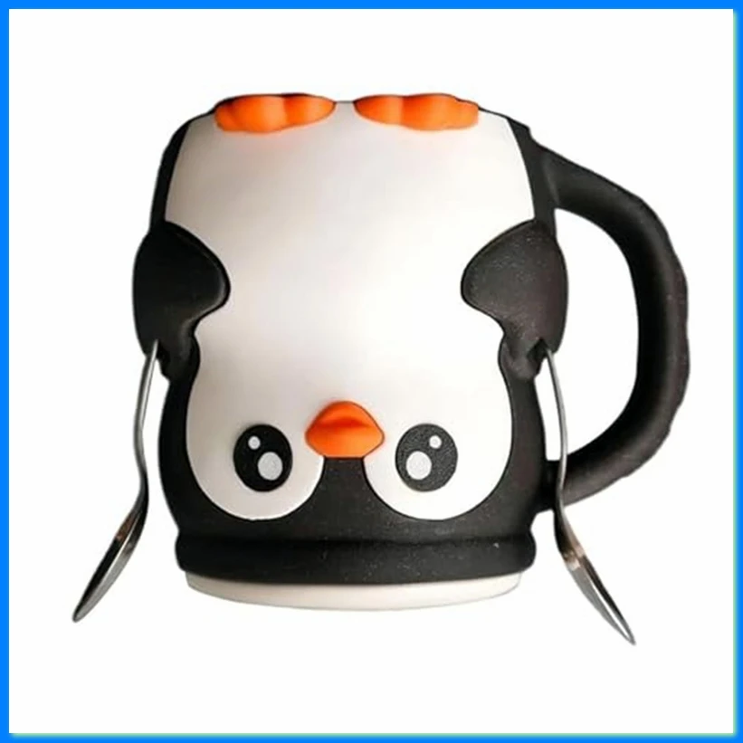 Cute Penguin Ice Cream Pint Holder with Spoon Slot,Reusable Ice Cream Penguin Pint Cozy with Antifreeze Handle-A57M
Cute Penguin Ice Cream Pint Holder with Spoon Slot,Reusable Ice Cream Penguin Pint Cozy with Antifreeze Handle-A57M
