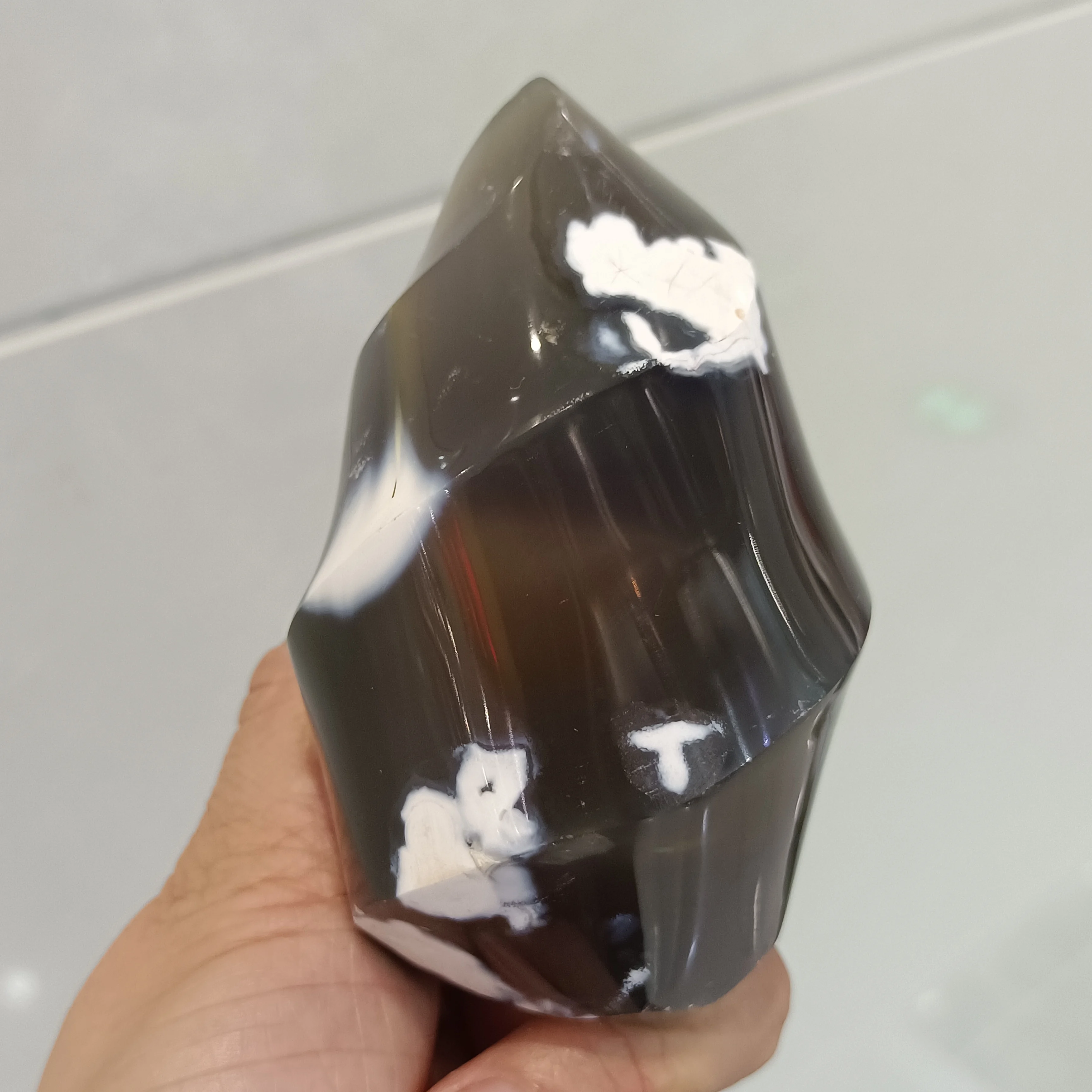 Фонарь из натурального серого агата, Хрустальный энергетический руда, украшение для дома и офиса, подарок
Фонарь из натурального серого агата, Хрустальный энергетический руда, украшение для дома и офиса, подарок