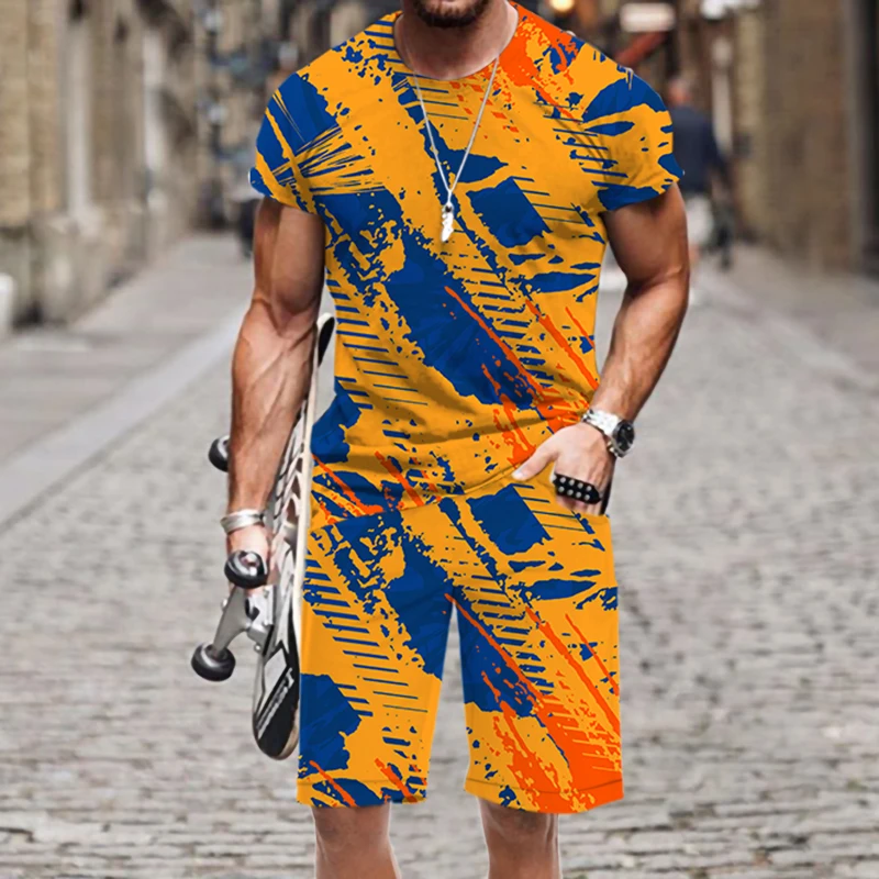 Men's T-shirt Set Casual Street Short Sleeve Beach Hip-hop Sportswear Fashion Hot Summer Funny Outfit 3D Printed Luxury O Neck
Men's T-shirt Set Casual Street Short Sleeve Beach Hip-hop Sportswear Fashion Hot Summer Funny Outfit 3D Printed Luxury O Neck