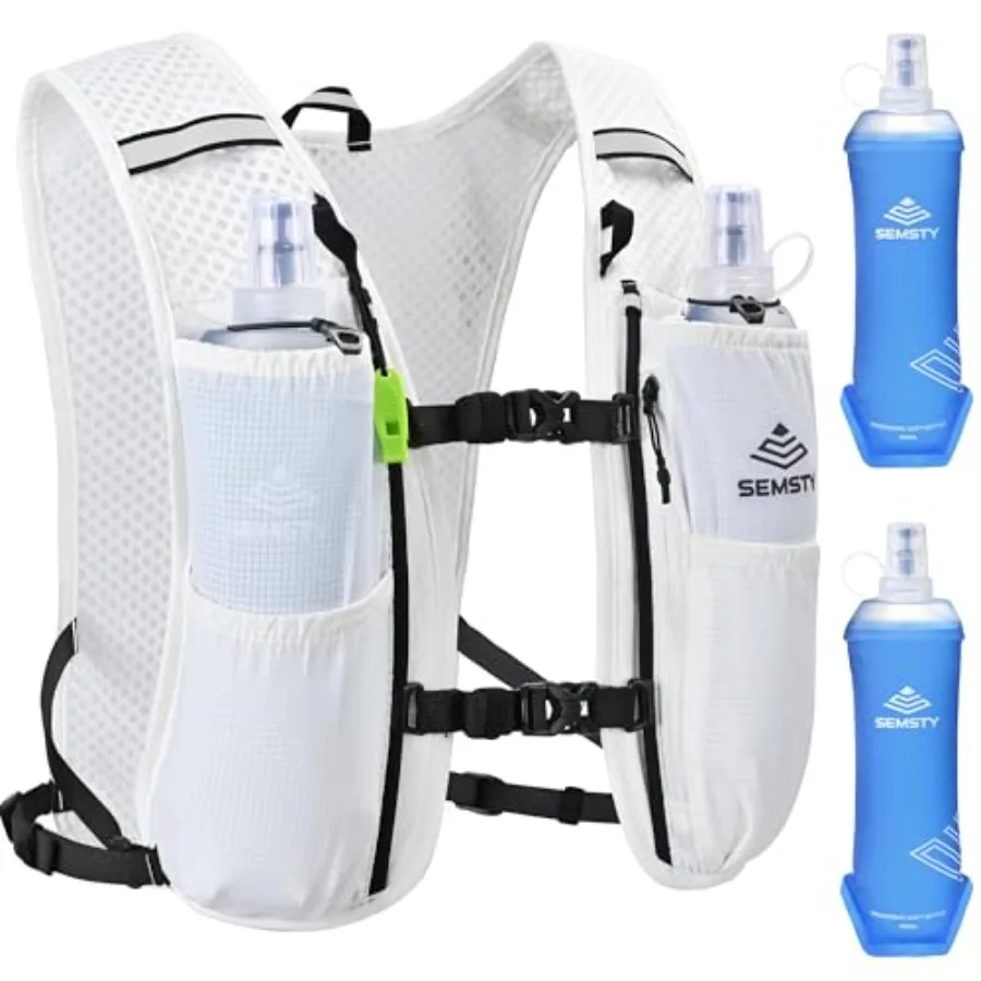 Running Vest for Women Men, 5L Hydration Vest with Dual 500ml Soft Flask, Lightweight Water Backpack, Adjustable Chest Straps R
Running Vest for Women Men, 5L Hydration Vest with Dual 500ml Soft Flask, Lightweight Water Backpack, Adjustable Chest Straps R