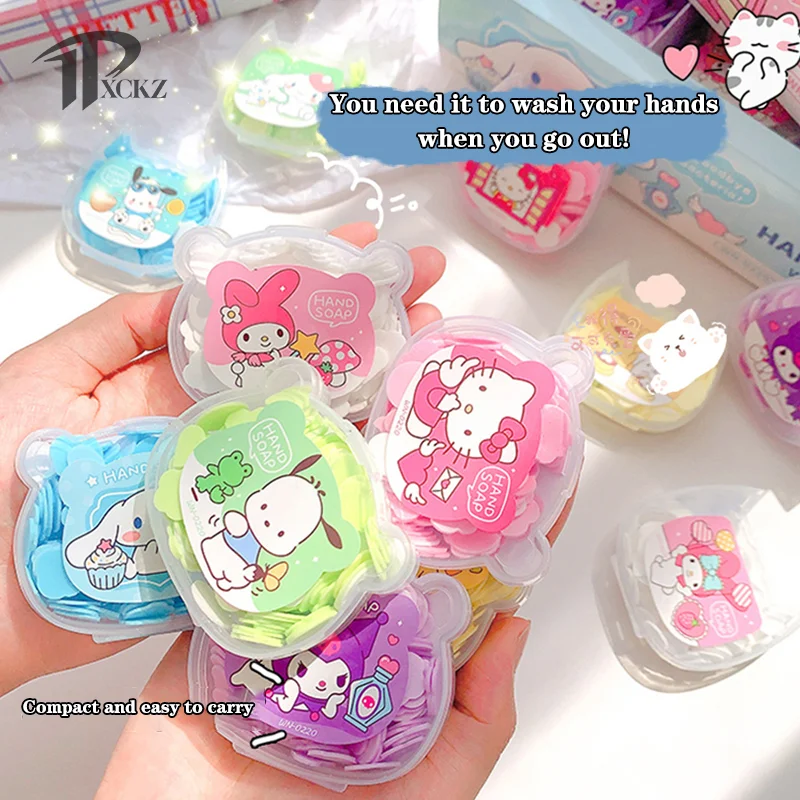 Sanrio Hello Kitty Disposable Soaptablets Hotel Soap Paper Cartoon Hand Wash Soap Kawaii Portable Hand Soaptablets Gift
Sanrio Hello Kitty Disposable Soaptablets Hotel Soap Paper Cartoon Hand Wash Soap Kawaii Portable Hand Soaptablets Gift