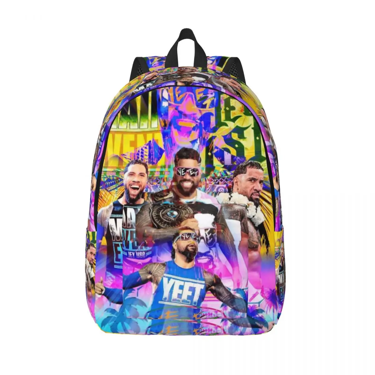 Холщовые рюкзаки Yeet Jey Uso на заказ для мальчиков и девочек, школьные дорожные сумки для мужчин и женщин, сумка для книг, подходит для 15-дюймового ноутбука
Холщовые рюкзаки Yeet Jey Uso на заказ для мальчиков и девочек, школьные дорожные сумки для мужчин и женщин, сумка для книг, подходит для 15-дюймового ноутбука