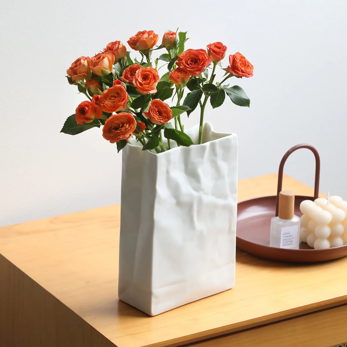 DecoracióN Hogar Wholesale Paper Bags Ceramic Vases De HabitacióN Ornaments Floral Ware ваза для цветов Hydroponics Florero
DecoracióN Hogar Wholesale Paper Bags Ceramic Vases De HabitacióN Ornaments Floral Ware ваза для цветов Hydroponics Florero