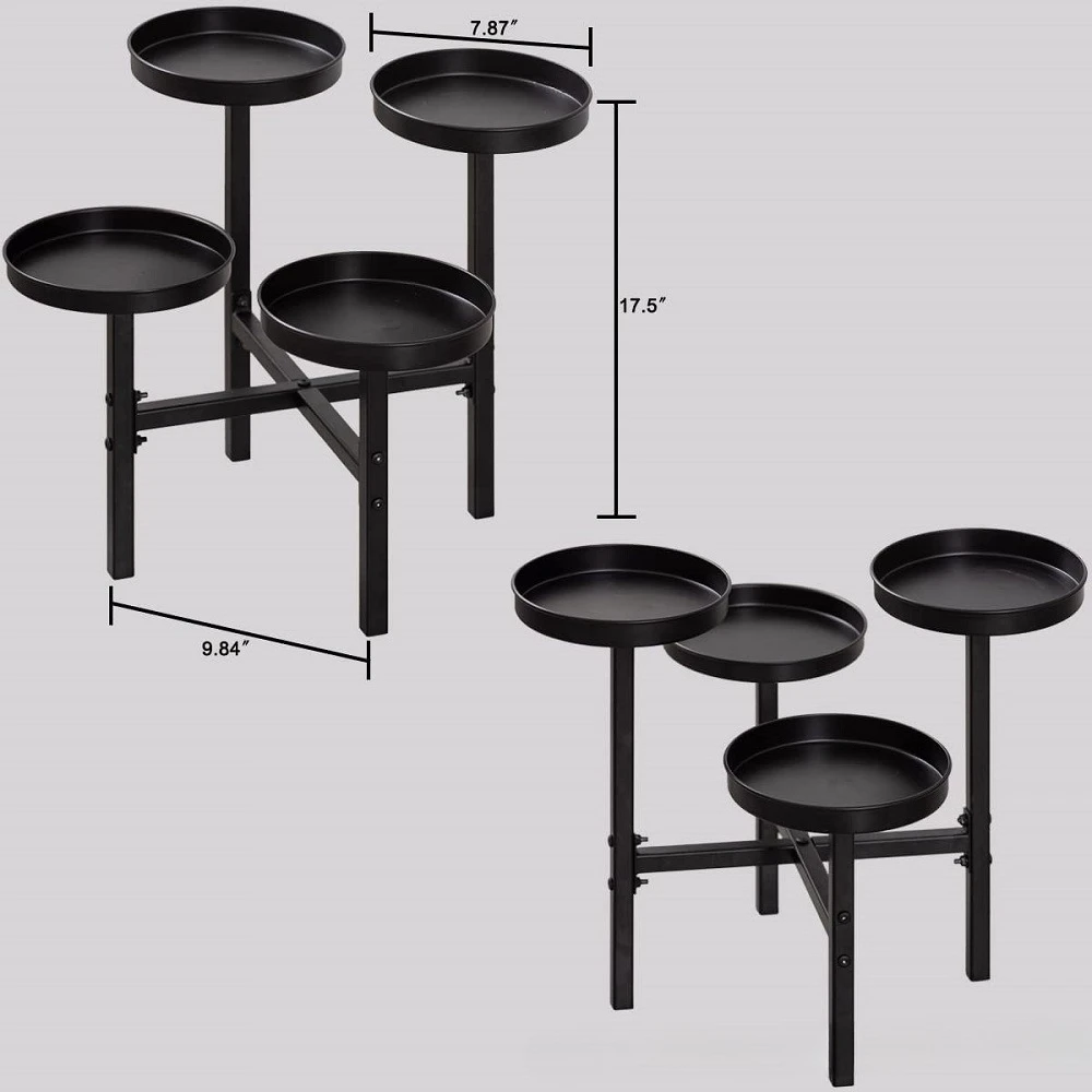 Металлический 4-слойный цветочный горшок для хранения цветов в помещении и на открытом воздухе, стойка для растений от пола до потолка
Металлический 4-слойный цветочный горшок для хранения цветов в помещении и на открытом воздухе, стойка для растений от пола до потолка