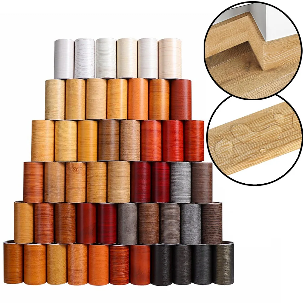 Realistic Wood Grain Repair Duct Tape Furniture Renovation Adhensive Skirting Waist Line Floor Sticker Home Decor Improve Tape
Realistic Wood Grain Repair Duct Tape Furniture Renovation Adhensive Skirting Waist Line Floor Sticker Home Decor Improve Tape