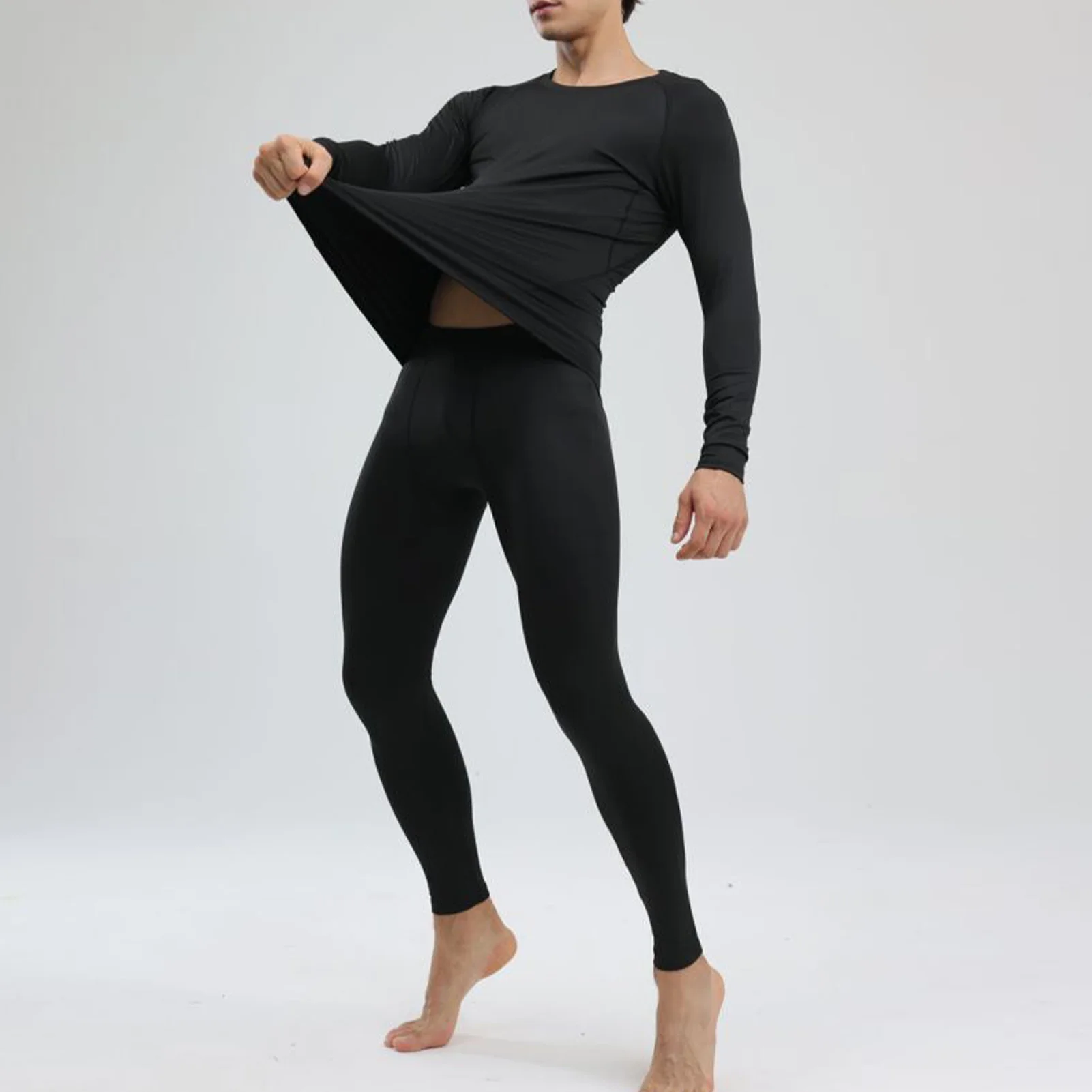 Men Thermal Top Bottom Set Soft Close Fitting Comfortable All Around Warmth Men's Thermal Underwear Stylish Knitted for Winter
Men Thermal Top Bottom Set Soft Close Fitting Comfortable All Around Warmth Men's Thermal Underwear Stylish Knitted for Winter