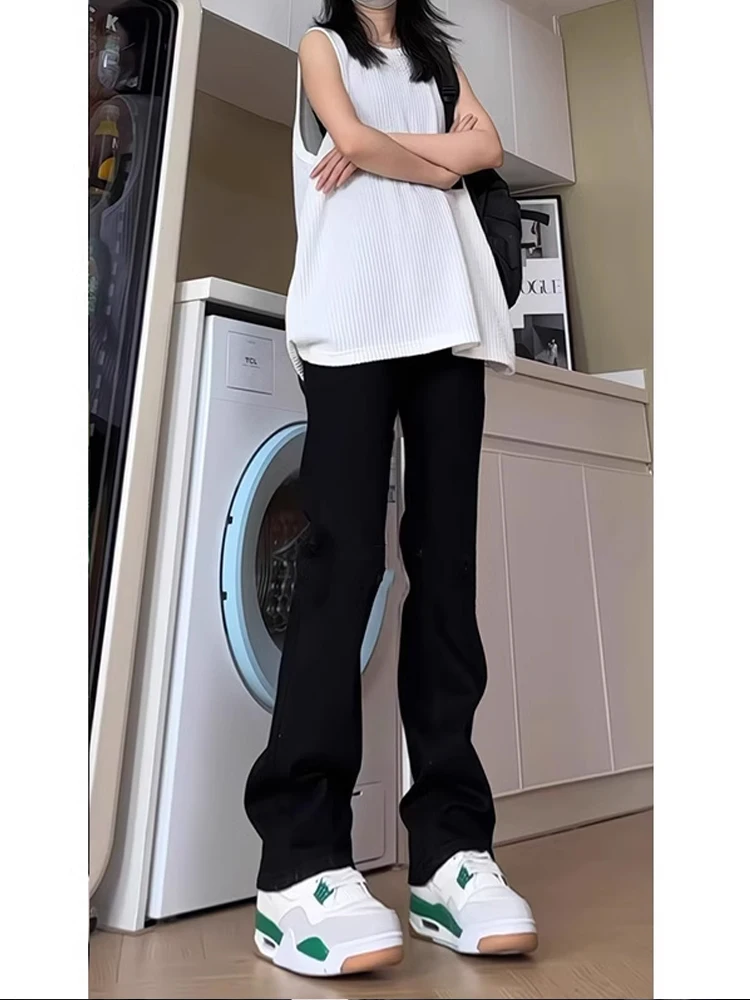 Черные мужские джинсы прямого кроя Slim Fit в американском стиле Cleanfit, узкая версия, износостойкие, из смесового хлопка и полиэстера
Черные мужские джинсы прямого кроя Slim Fit в американском стиле Cleanfit, узкая версия, износостойкие, из смесового хлопка и полиэстера