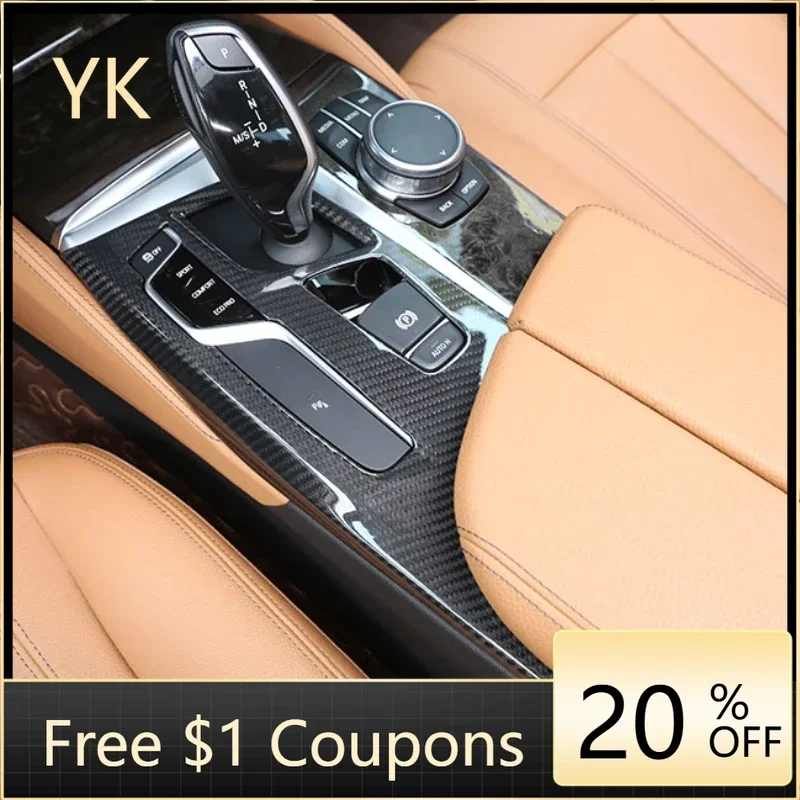 Настоящее углеродное волокно, центральный режим управления, панель переключения передач, декоративная крышка для BMW 5 серии G30 2018-2022, внутренние автомобильные аксессуары, левый руль
Настоящее углеродное волокно, центральный режим управления, панель переключения передач, декоративная крышка для BMW 5 серии G30 2018-2022, внутренние автомобильные аксессуары, левый руль