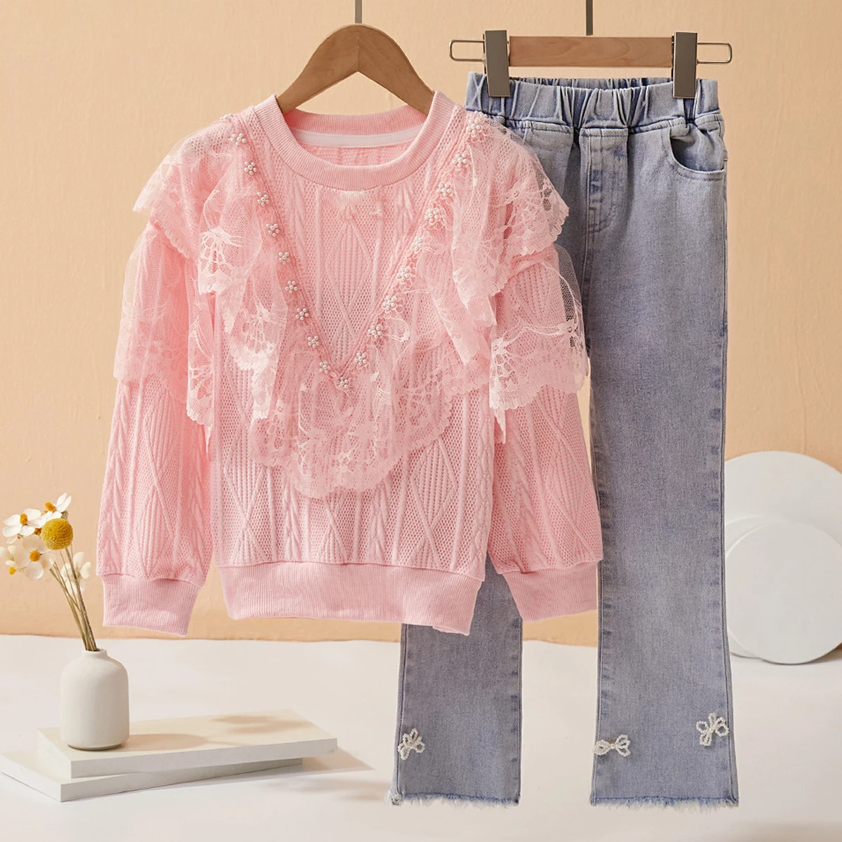 Girls School Outfits Suit Baby Kids Clothes for Teenagers Shirt & Jeans Children Clothing sets Spring Autumn 4 6 7 8 10 12 Years
Girls School Outfits Suit Baby Kids Clothes for Teenagers Shirt & Jeans Children Clothing sets Spring Autumn 4 6 7 8 10 12 Years