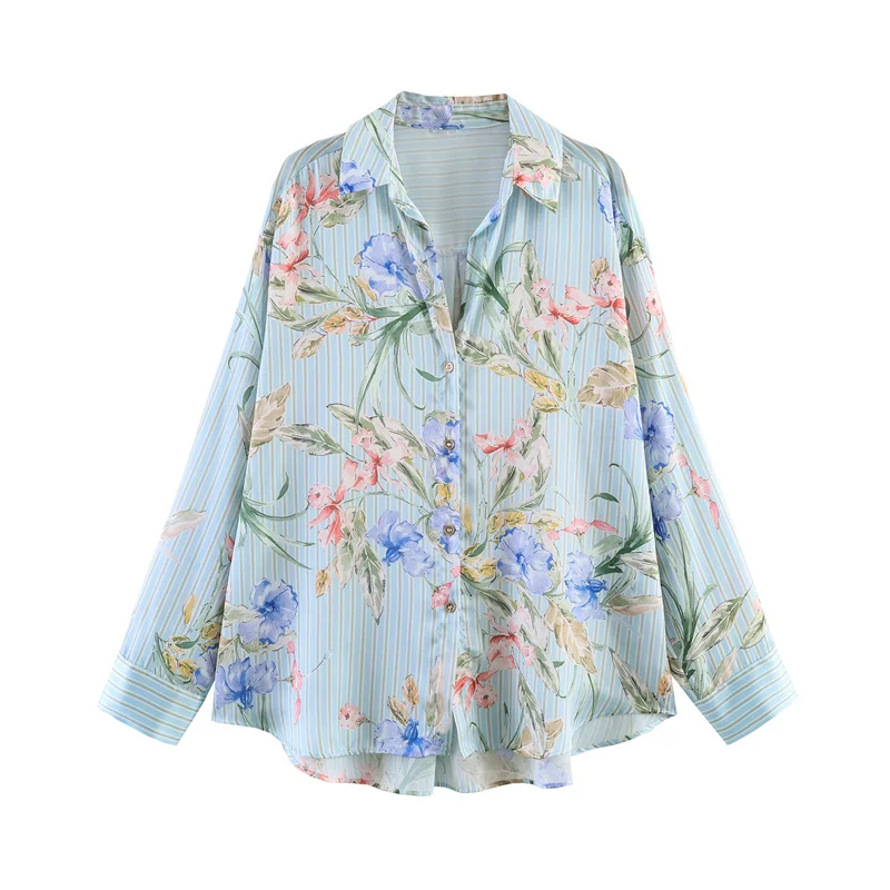 Summer Women's Printed Shirts Tops 2026 New Fashionable Casual Loose Shirt Elegant Women's Blouses
Summer Women's Printed Shirts Tops 2026 New Fashionable Casual Loose Shirt Elegant Women's Blouses