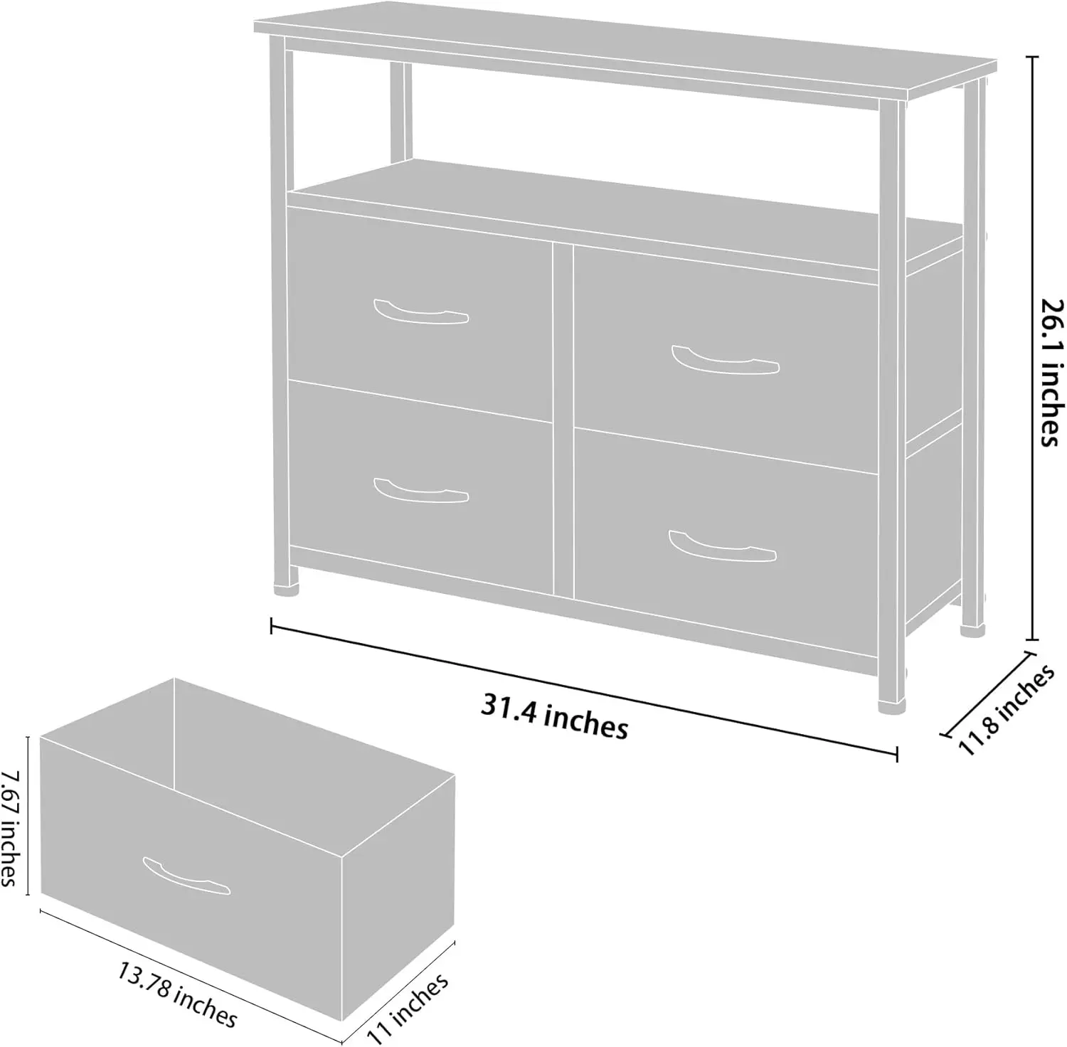 Azl1 Life Concept Storage Dresser With Shelves-Storage Chest For Bedroom, Living Room, Hallway, Closet Organizer With Sturdy
Azl1 Life Concept Storage Dresser With Shelves-Storage Chest For Bedroom, Living Room, Hallway, Closet Organizer With Sturdy