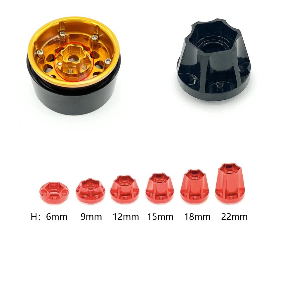 2PCS CNC Aluminum 12mm Wheel Hex Hub - for 1/10 RC Crawler Car - 1.9/2.2 Wheels Rim - Axial SCX10/Capra/Redcat Gen8/VS4-10
2PCS CNC Aluminum 12mm Wheel Hex Hub - for 1/10 RC Crawler Car - 1.9/2.2 Wheels Rim - Axial SCX10/Capra/Redcat Gen8/VS4-10