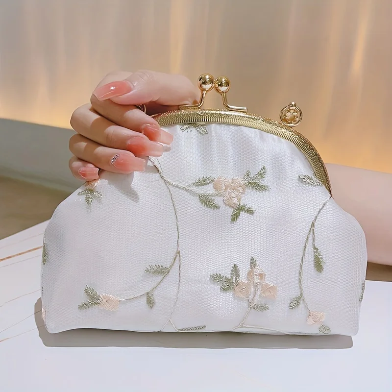 Evening Clutch Floral Embroidery Banquet Bag Tote Shoulder Bag For Bridesmaid Wedding Party Chinese Style Evening Bag
Evening Clutch Floral Embroidery Banquet Bag Tote Shoulder Bag For Bridesmaid Wedding Party Chinese Style Evening Bag