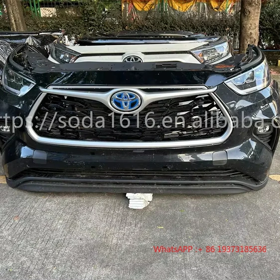 Передний бампер с носовым вырезом в сборе, комплект кузова для Toyota Highlander 2020, передний бампер в сборе, включая фары
Передний бампер с носовым вырезом в сборе, комплект кузова для Toyota Highlander 2020, передний бампер в сборе, включая фары