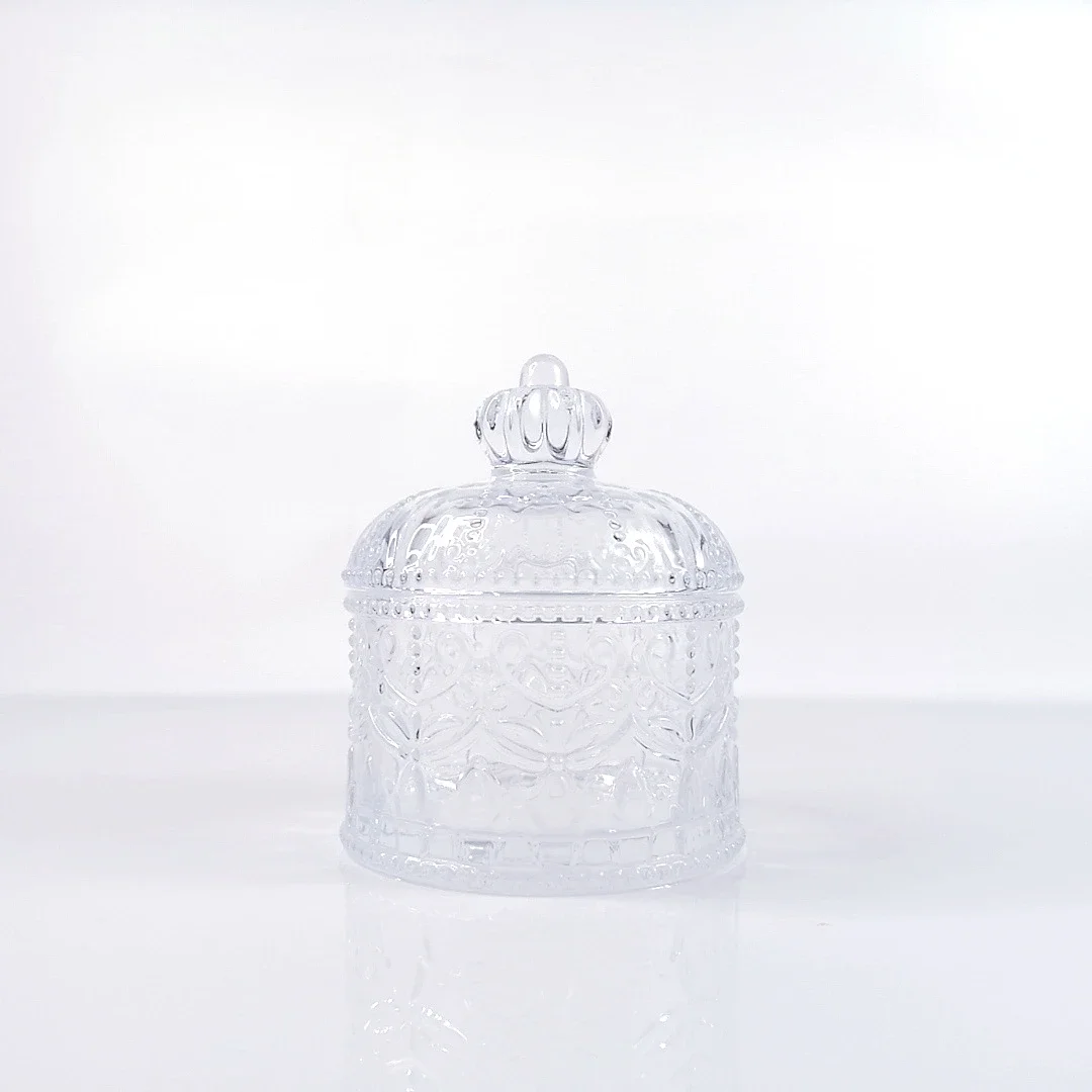 Candlestick Home Decoration Crown Aromatherapy Glass Jar Fashion Candle Cup Wedding Decoration m
Candlestick Home Decoration Crown Aromatherapy Glass Jar Fashion Candle Cup Wedding Decoration m