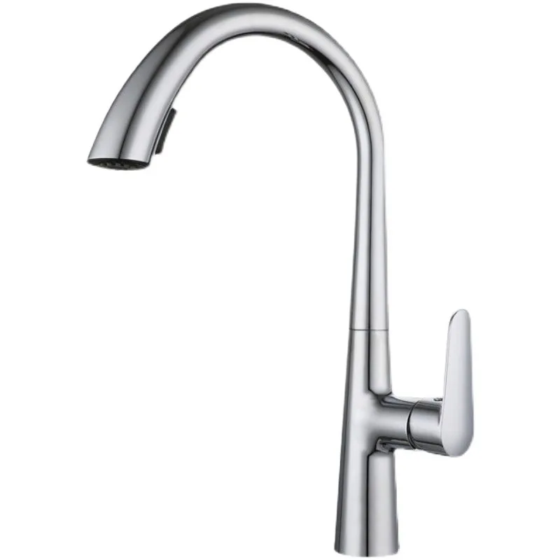Faucet copper pull-out gray hot and cold washing basin vegetable sink kitchen sink
Faucet copper pull-out gray hot and cold washing basin vegetable sink kitchen sink