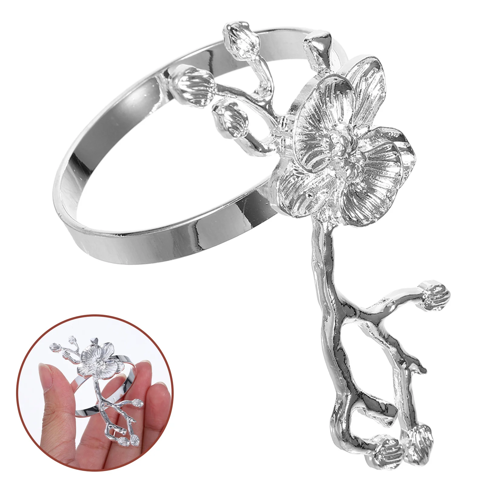Flower Napkin Rings Metal Alloy Decorative Table Dining Set for Wedding Party Banquet Home Decor Dinner Table Decoration
Flower Napkin Rings Metal Alloy Decorative Table Dining Set for Wedding Party Banquet Home Decor Dinner Table Decoration