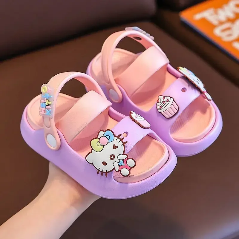 Summer Hello Kitty Pendant Kawaii MINISO Anime Anti-slip Soft Sole Slippers Cute Lightweight Fashion Thick Soled Slippers Gifts
Summer Hello Kitty Pendant Kawaii MINISO Anime Anti-slip Soft Sole Slippers Cute Lightweight Fashion Thick Soled Slippers Gifts