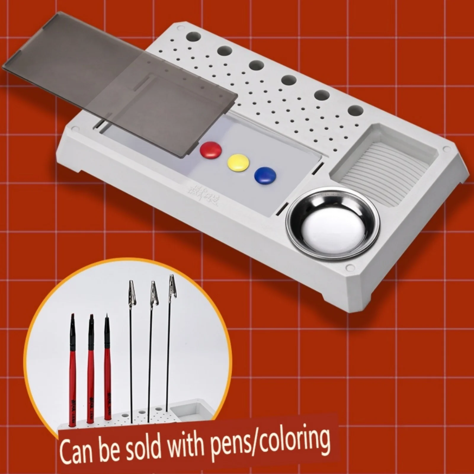 Многофункциональный стол для ручной росписи и смешивания красок MSWZ MS127 с увлажняющим контейнером для моделей Gundam и инструментов для DIY-проектов
Многофункциональный стол для ручной росписи и смешивания красок MSWZ MS127 с увлажняющим контейнером для моделей Gundam и инструментов для DIY-проектов