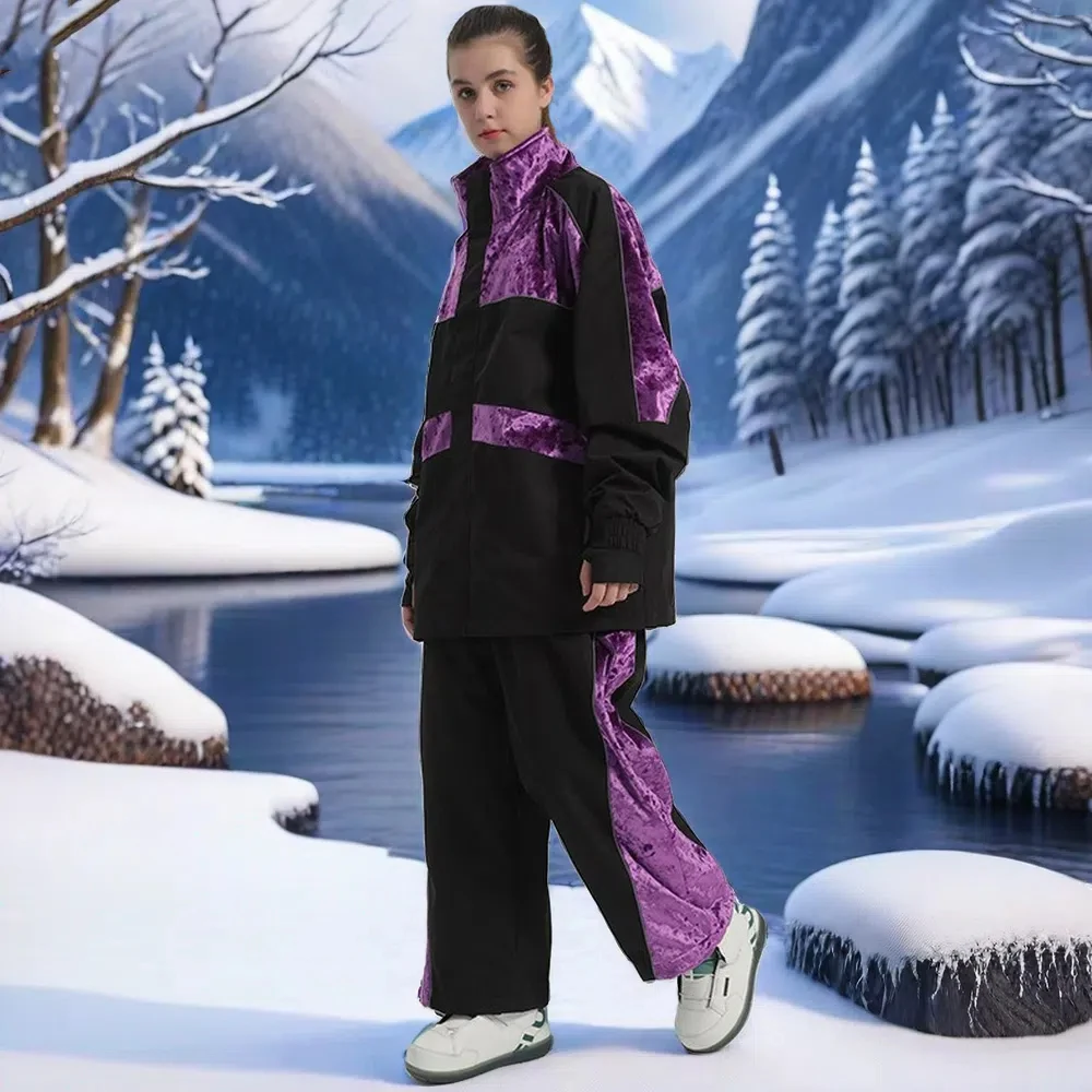 New Suede Skiing Suit Winter Ski Sport Snow Clothes Male Warm Snowboard Jacket Pants Set Couple Windproof Snowmobile Tracksuit
New Suede Skiing Suit Winter Ski Sport Snow Clothes Male Warm Snowboard Jacket Pants Set Couple Windproof Snowmobile Tracksuit