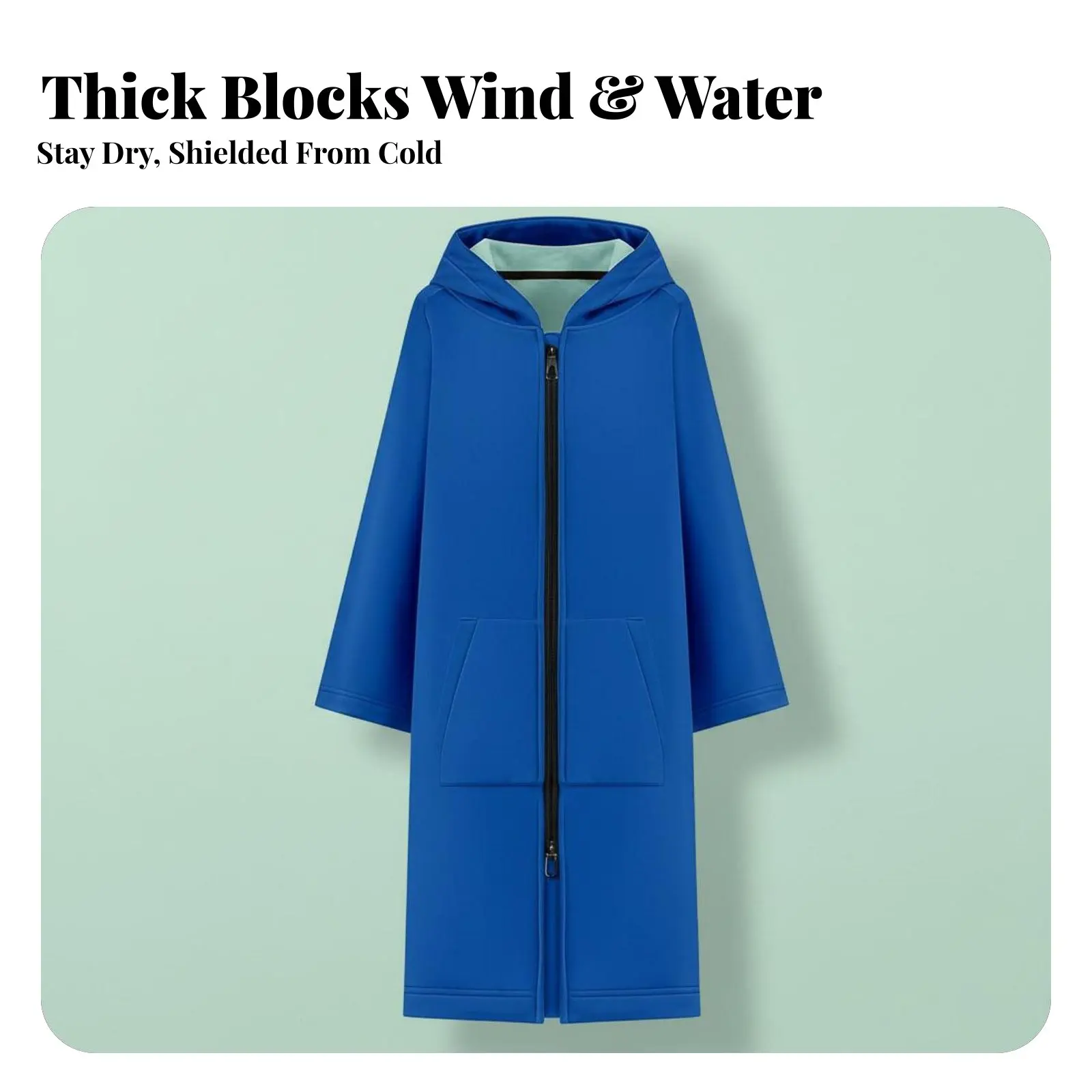 Kids Winter Quick-Dry Hooded Poncho, Thick Fleece, Waterproof Windproof, Warm Outdoor Training Coat, Multi-Scene Use
Kids Winter Quick-Dry Hooded Poncho, Thick Fleece, Waterproof Windproof, Warm Outdoor Training Coat, Multi-Scene Use