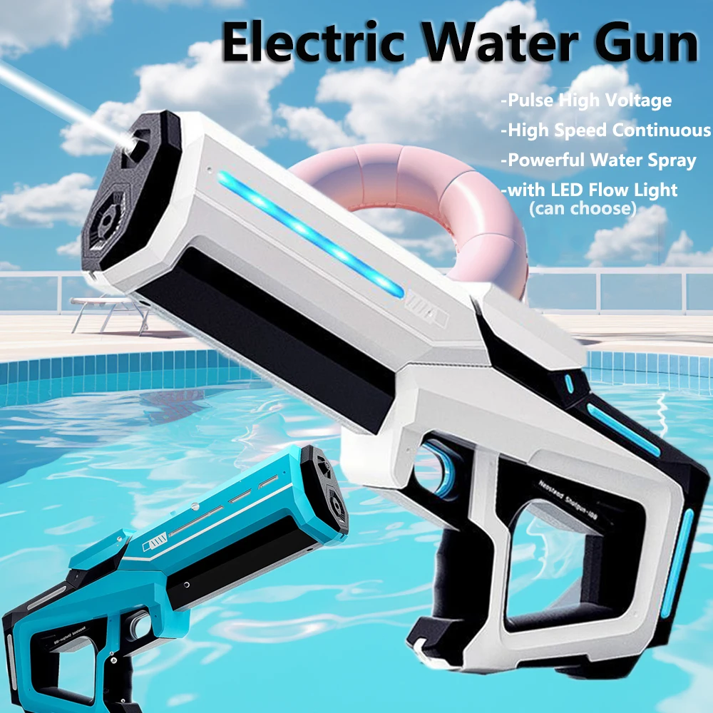 Pulse Electric Water Gun High-pressure Handheld Automatic Water Absorption Water Gun Summer Beach Swimming Pool Toy For Children
Pulse Electric Water Gun High-pressure Handheld Automatic Water Absorption Water Gun Summer Beach Swimming Pool Toy For Children