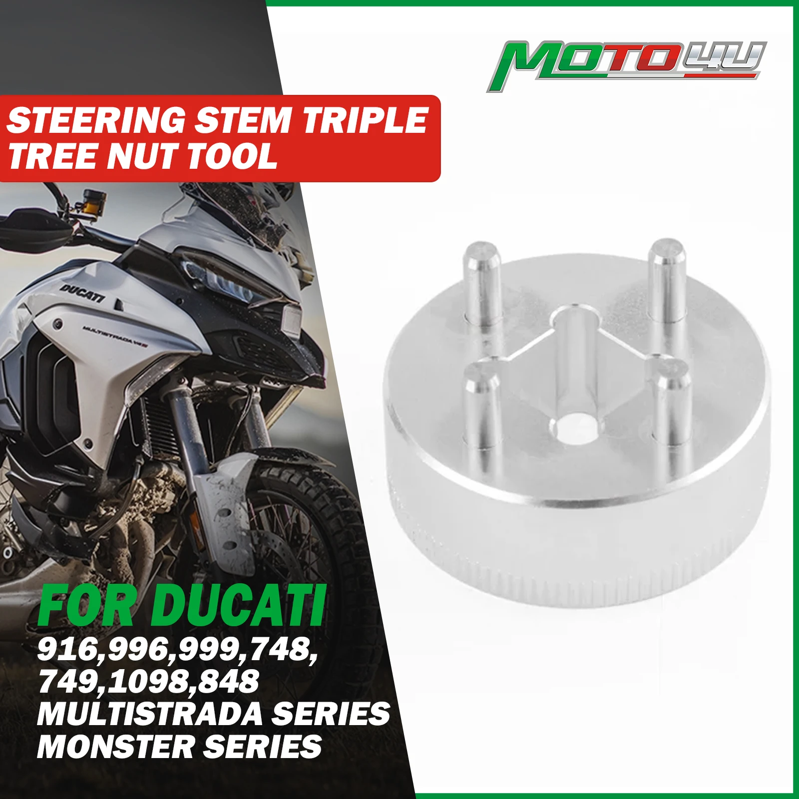 1PC For Ducati Mounting Fork Bridge Aluminum Steering Stem Triple Tree Nut Tool For Multistrada Hypermotard
1PC For Ducati Mounting Fork Bridge Aluminum Steering Stem Triple Tree Nut Tool For Multistrada Hypermotard