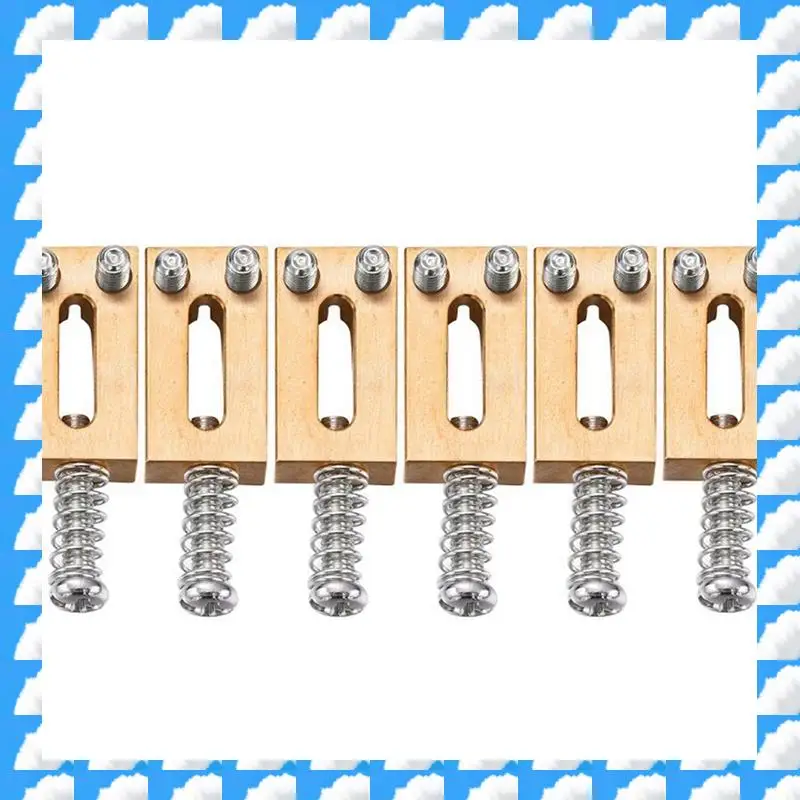 ONGE 6 Set Bridge Saddle For Solid Brass Electric Guitar Bridge Bridge Code String Pull String Code String Saddle
ONGE 6 Set Bridge Saddle For Solid Brass Electric Guitar Bridge Bridge Code String Pull String Code String Saddle