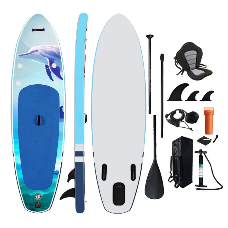 New inflatable surfboard, beginner floating board portable standing board
New inflatable surfboard, beginner floating board portable standing board