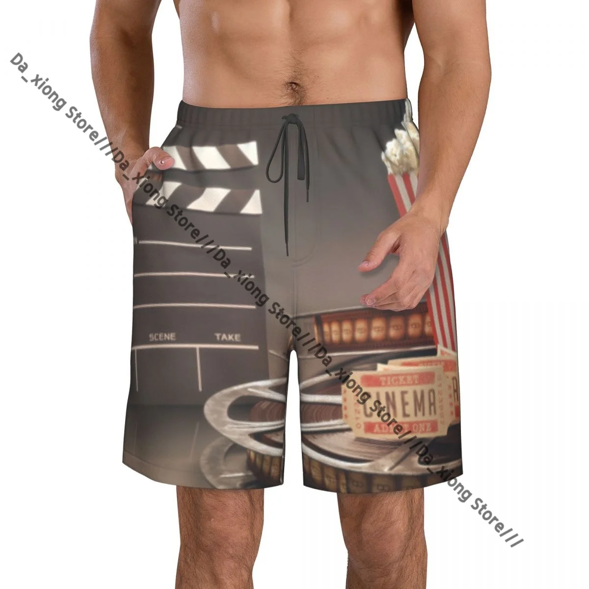 Man Swimwear Objects Related To The Cinema Swim Shorts Trunks Beach Board Shorts Swimming Swimsuits
Man Swimwear Objects Related To The Cinema Swim Shorts Trunks Beach Board Shorts Swimming Swimsuits