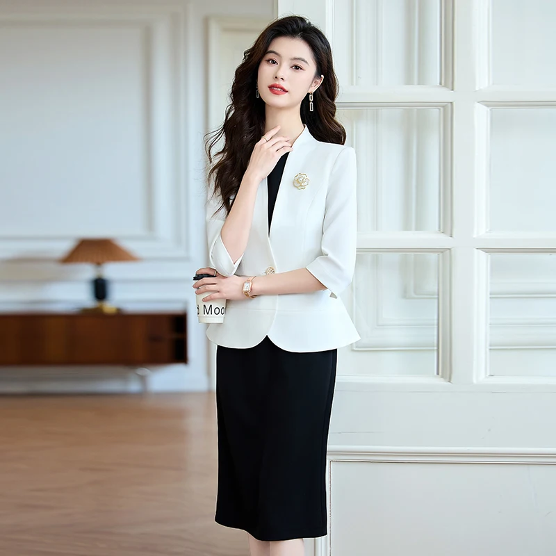 Formal Elegant Styles Women Business Work Wear Pantsuits with Pants and Jackets Coat Professional Career Interview Trousers Set
Formal Elegant Styles Women Business Work Wear Pantsuits with Pants and Jackets Coat Professional Career Interview Trousers Set