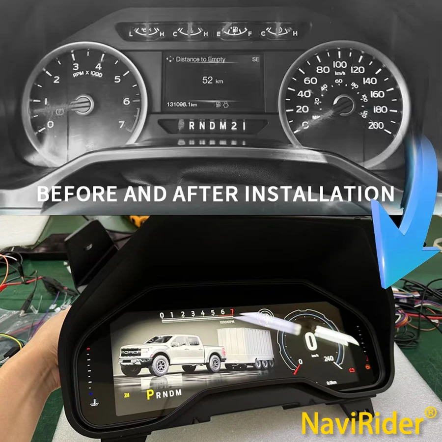 12.3inch Digital LCD Instrument Panel For Ford F150 F 150 F-150 Raptor 2014-2019 Dashboard Cluster Cockpit Speedometer Carplay
12.3inch Digital LCD Instrument Panel For Ford F150 F 150 F-150 Raptor 2014-2019 Dashboard Cluster Cockpit Speedometer Carplay