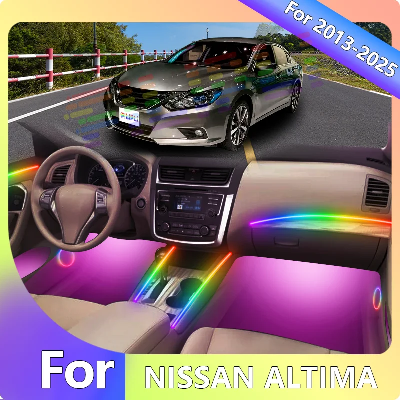 FILIPLI For NISSAN ALTIMA For 2013-2025 DIY Multi Color Car LED Strips Night Driving Ambient Music Sync Dynamic Atmosphere Light
FILIPLI For NISSAN ALTIMA For 2013-2025 DIY Multi Color Car LED Strips Night Driving Ambient Music Sync Dynamic Atmosphere Light