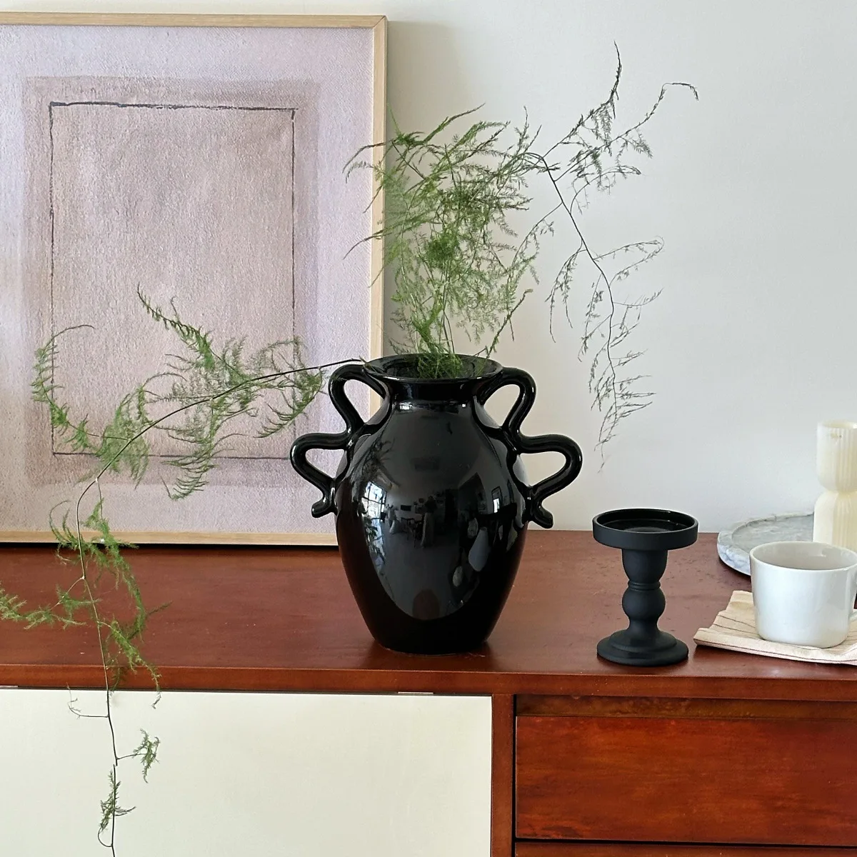 Nordic INS-style ceramic vase, flower arrangement ornament, high-end, niche and light luxury decorative vase for home
Nordic INS-style ceramic vase, flower arrangement ornament, high-end, niche and light luxury decorative vase for home