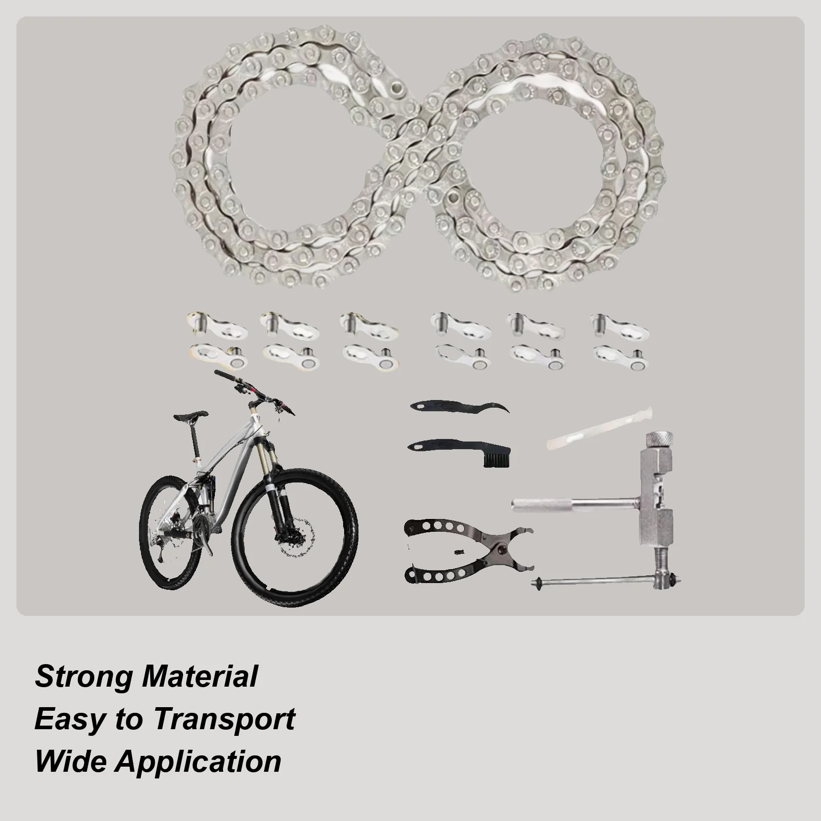Bicycles Chain Bike Mechanic Repair Kit Quick Release Link Heavy Duty Replacement Cycling Accessories for Motorcycle bike
Bicycles Chain Bike Mechanic Repair Kit Quick Release Link Heavy Duty Replacement Cycling Accessories for Motorcycle bike