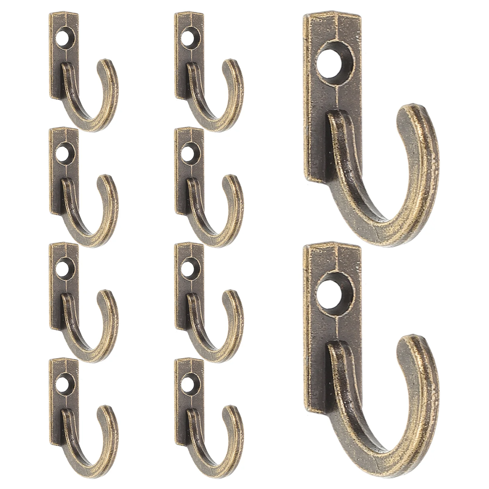 10 PCS Clothes Hanging Rack Retro Hanger Coat and Hat Hook Robe Single Prong Wall Mounted
10 PCS Clothes Hanging Rack Retro Hanger Coat and Hat Hook Robe Single Prong Wall Mounted